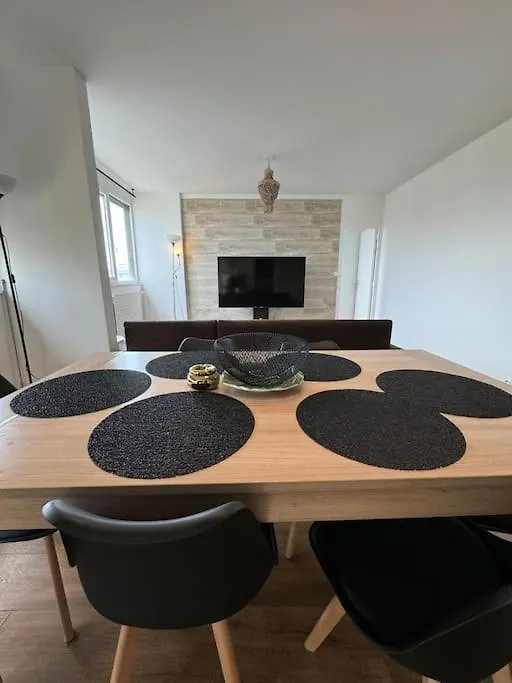 Grand Appartement 3 Chambres Balcon - Partdieu Lyon France